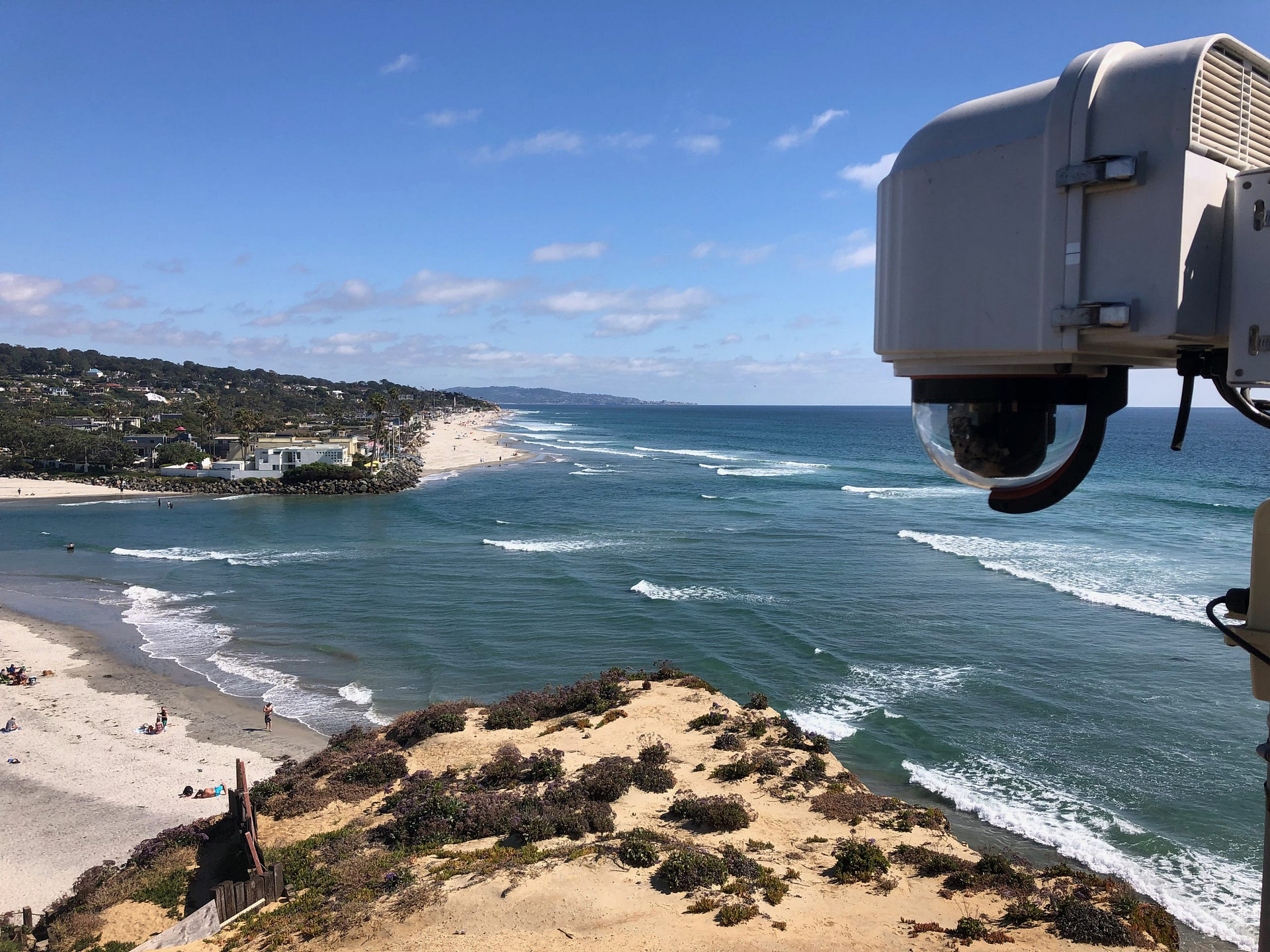 Axis V5925 Installed in an X|Clear Enclosure Overlooking Del Mar Beach, CA 