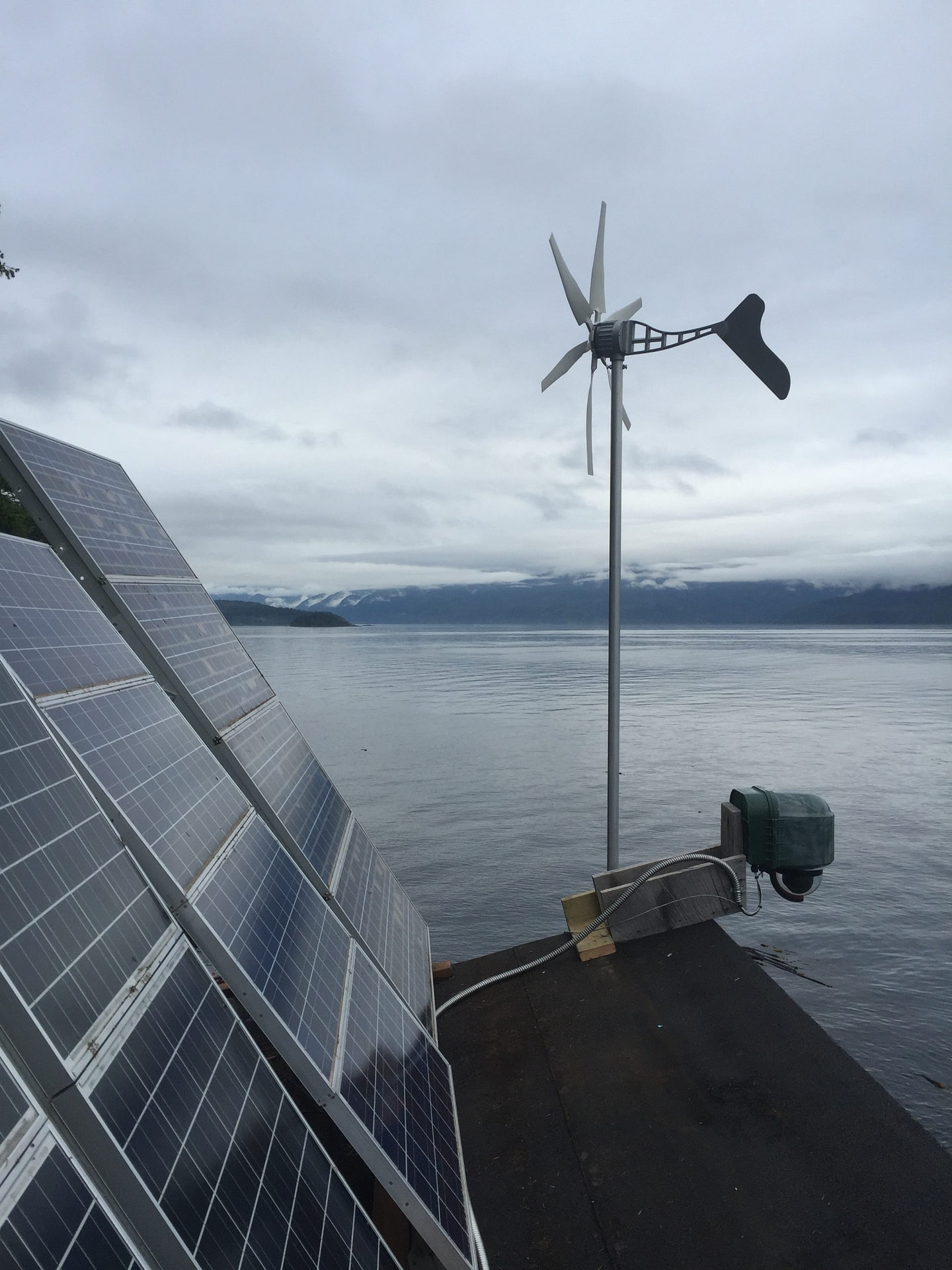 XRain Self Wiping Camera Enclosure System Installed At Cracroft Point Overlooking Resident Orcas In Johnstone Strait In British Columbia Canada 